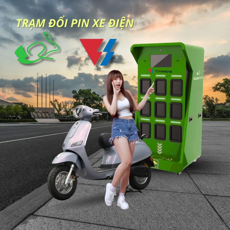 Rabbit EVC hợp tác Tianneng triển khai hạ tầng trạm đổi pin xe máy điện tại Việt Nam