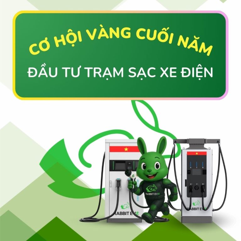 Những lý do nên đầu tư trạm sạc xe điện Rabbit EVC