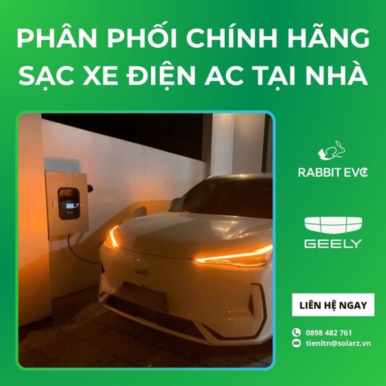 Phân phối bộ sạc xe điện tại nhà trên toàn quốc